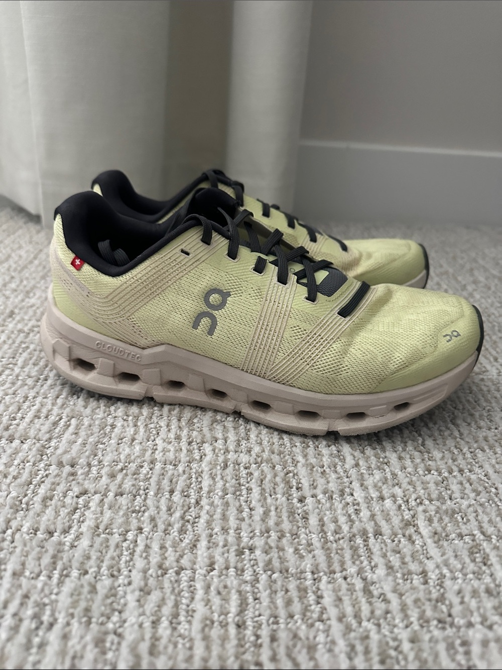 On Running Light Lime and Black Performance Runners
